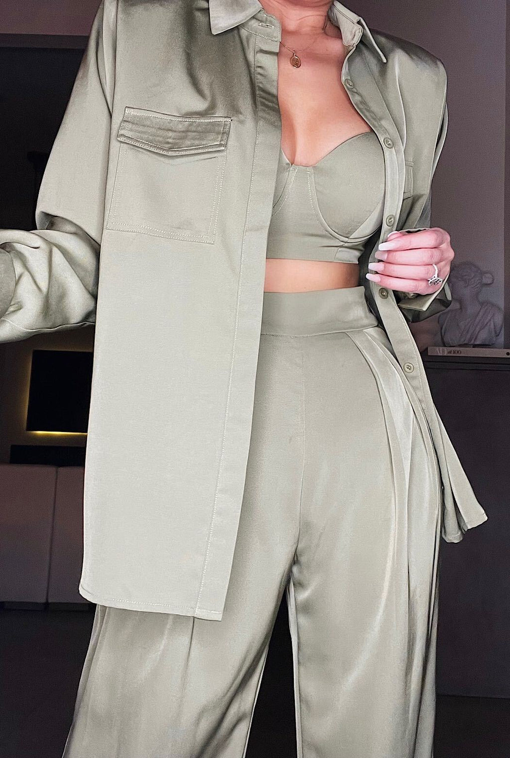 Olive Candice Trousers