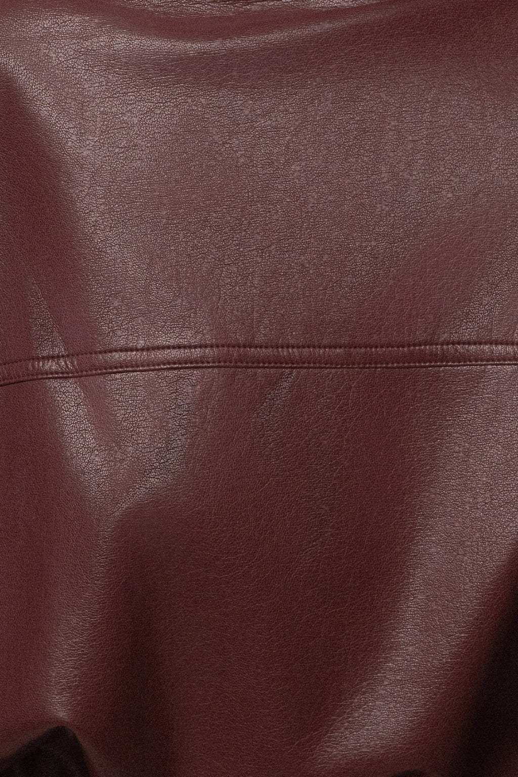 Burgundy Unstoppable PU Leather Bodysuit