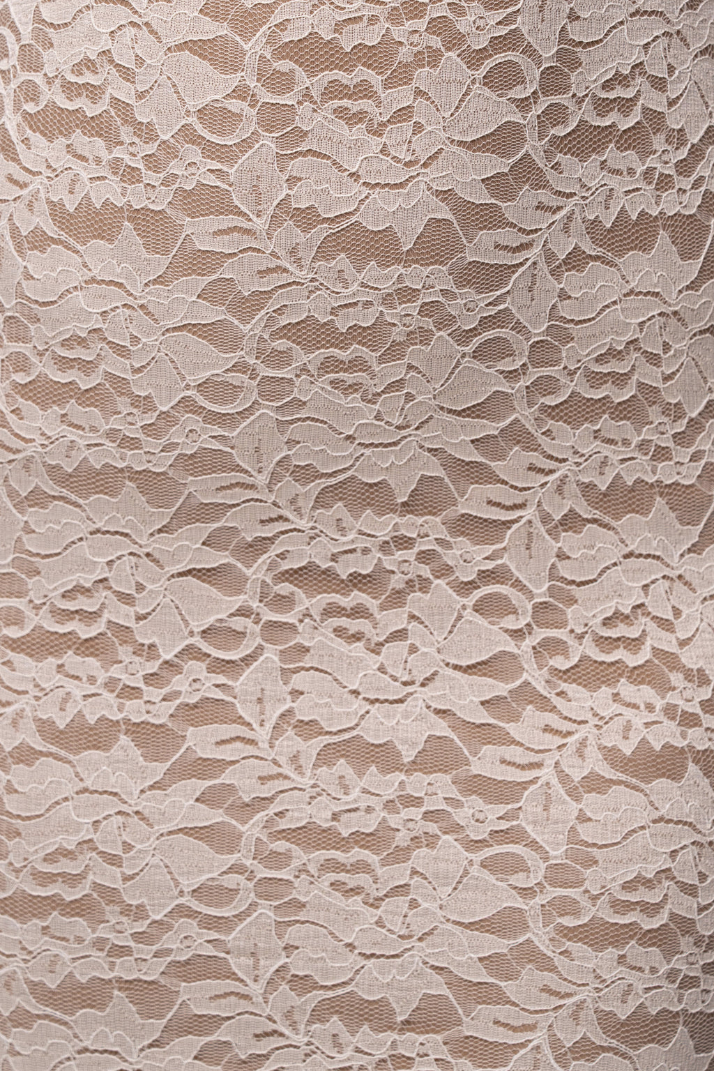 Cream Midnight Promise Lace Maxi Dress