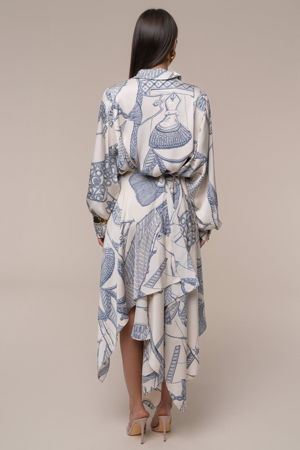 Ivory Print Ameena Print Skirt Set