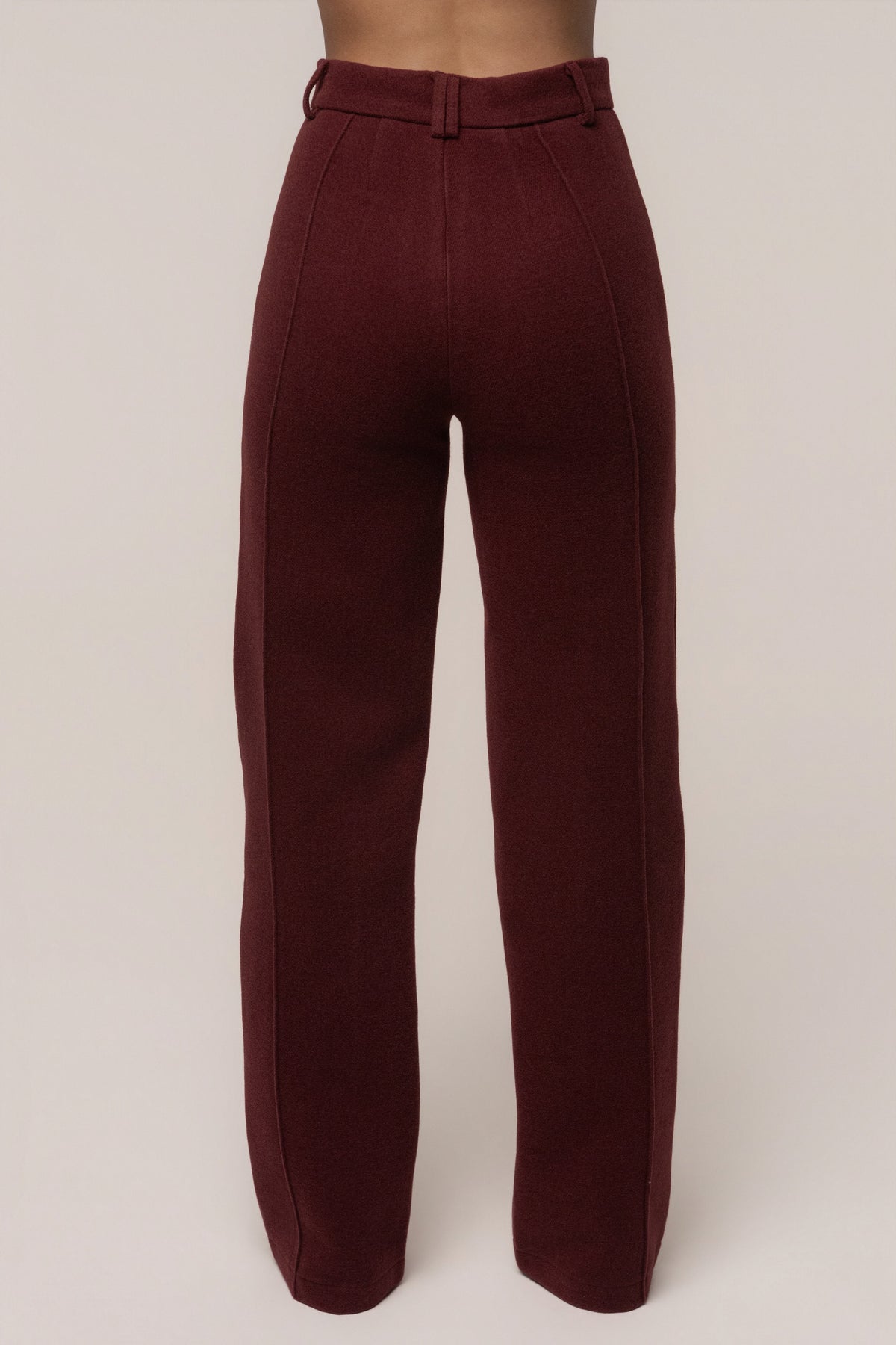 Burgundy Stay Sharp Trouser