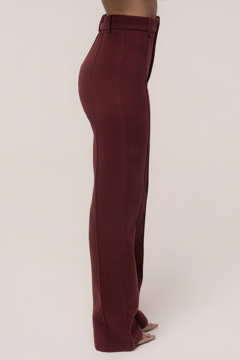 Burgundy Stay Sharp Trouser