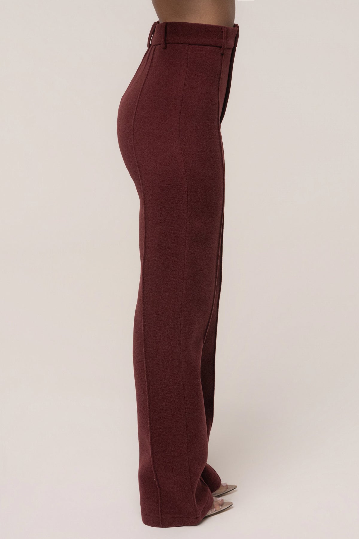 Burgundy Stay Sharp Trouser
