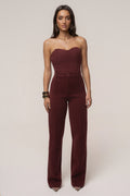 Burgundy Stay Sharp Trouser