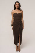 Chocolate Gisele Slit Skirt