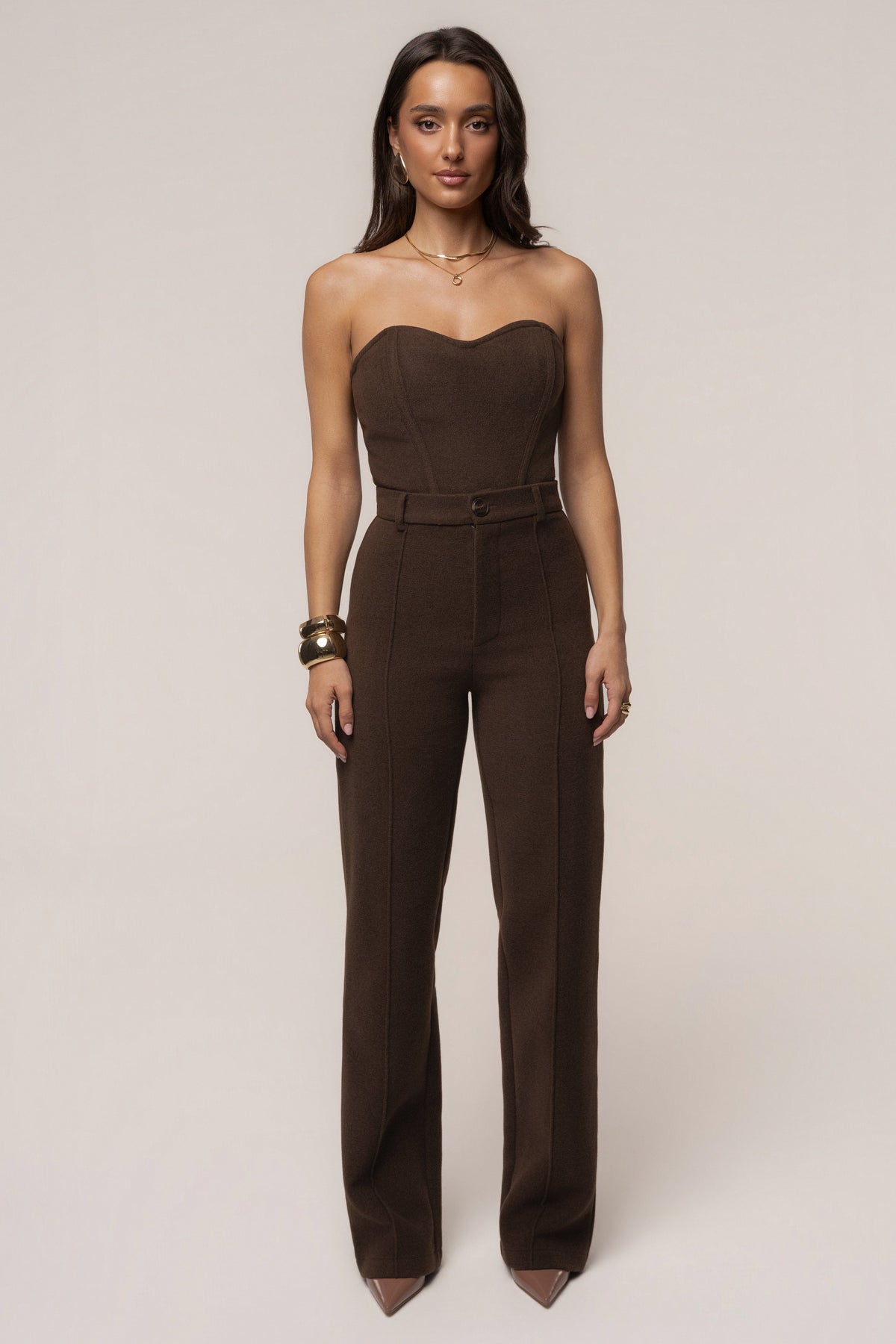 Chocolate Stay Sharp Trouser