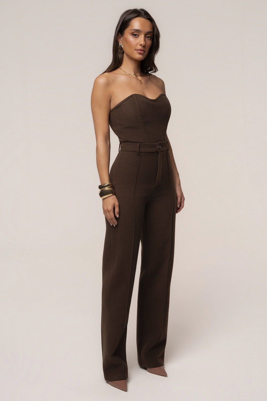 Chocolate Stay Sharp Trouser