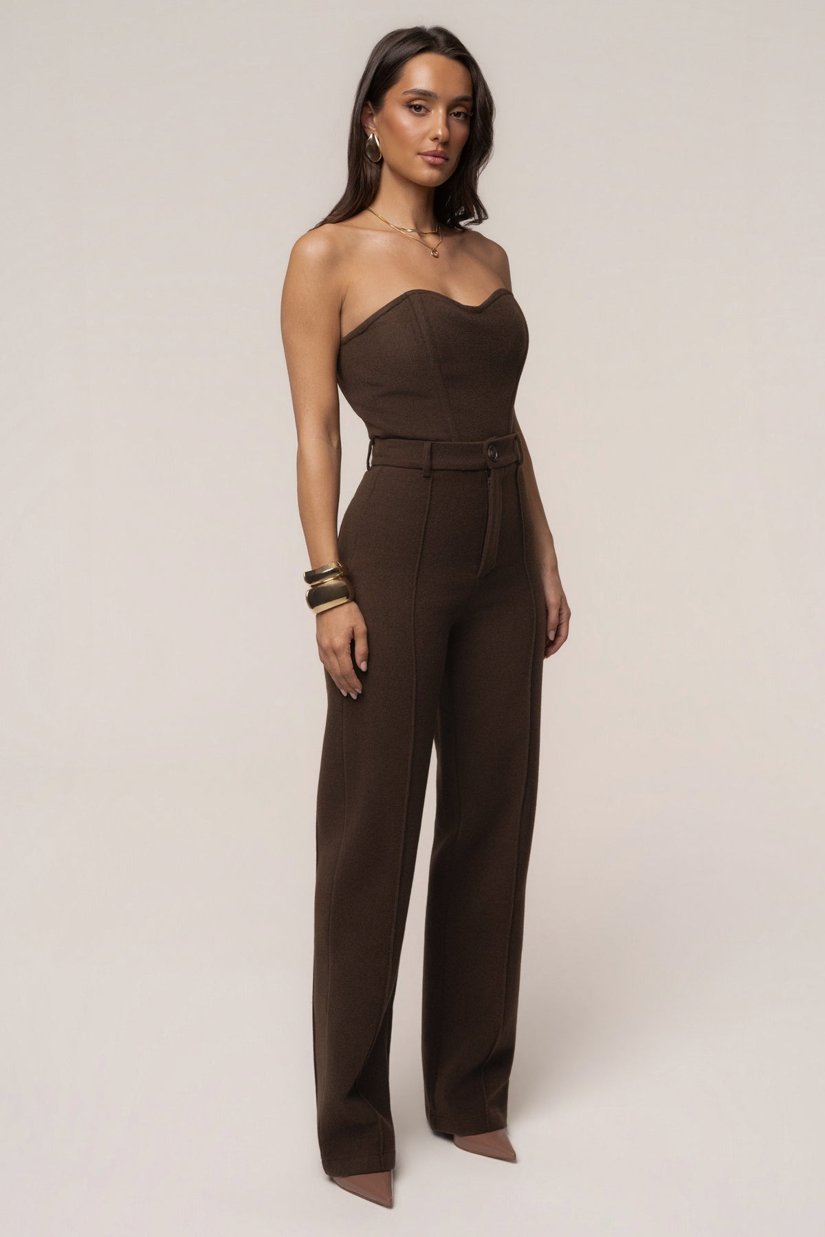Chocolate Stay Sharp Trouser