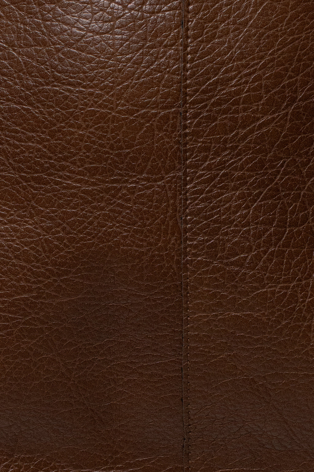 Brown Olivia PU Leather Skirt