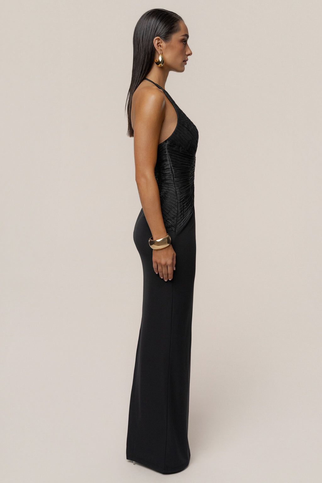 Black Enchanted Nights Maxi Dress