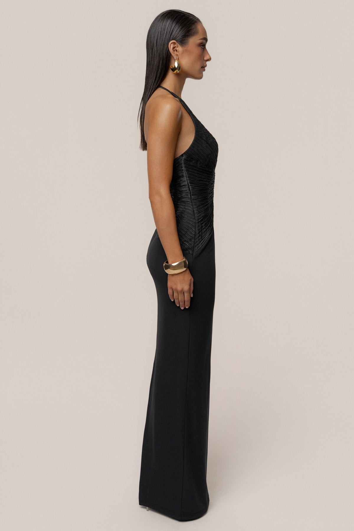 Black Enchanted Nights Maxi Dress