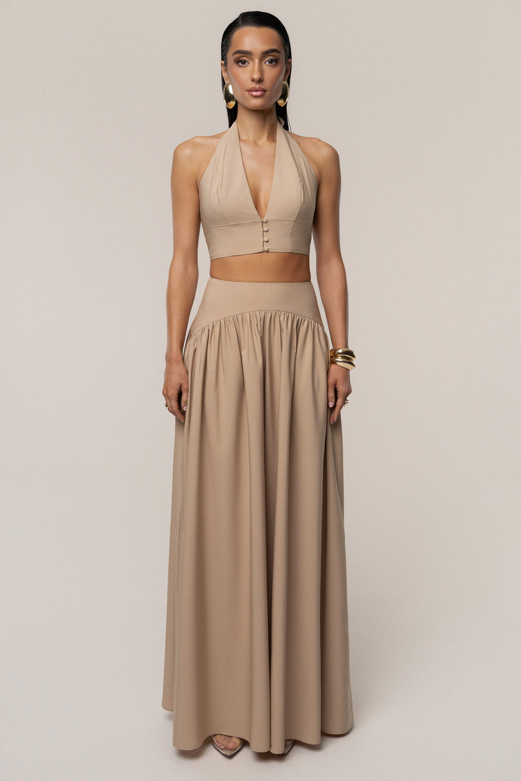 Tan Haven Skirt Set