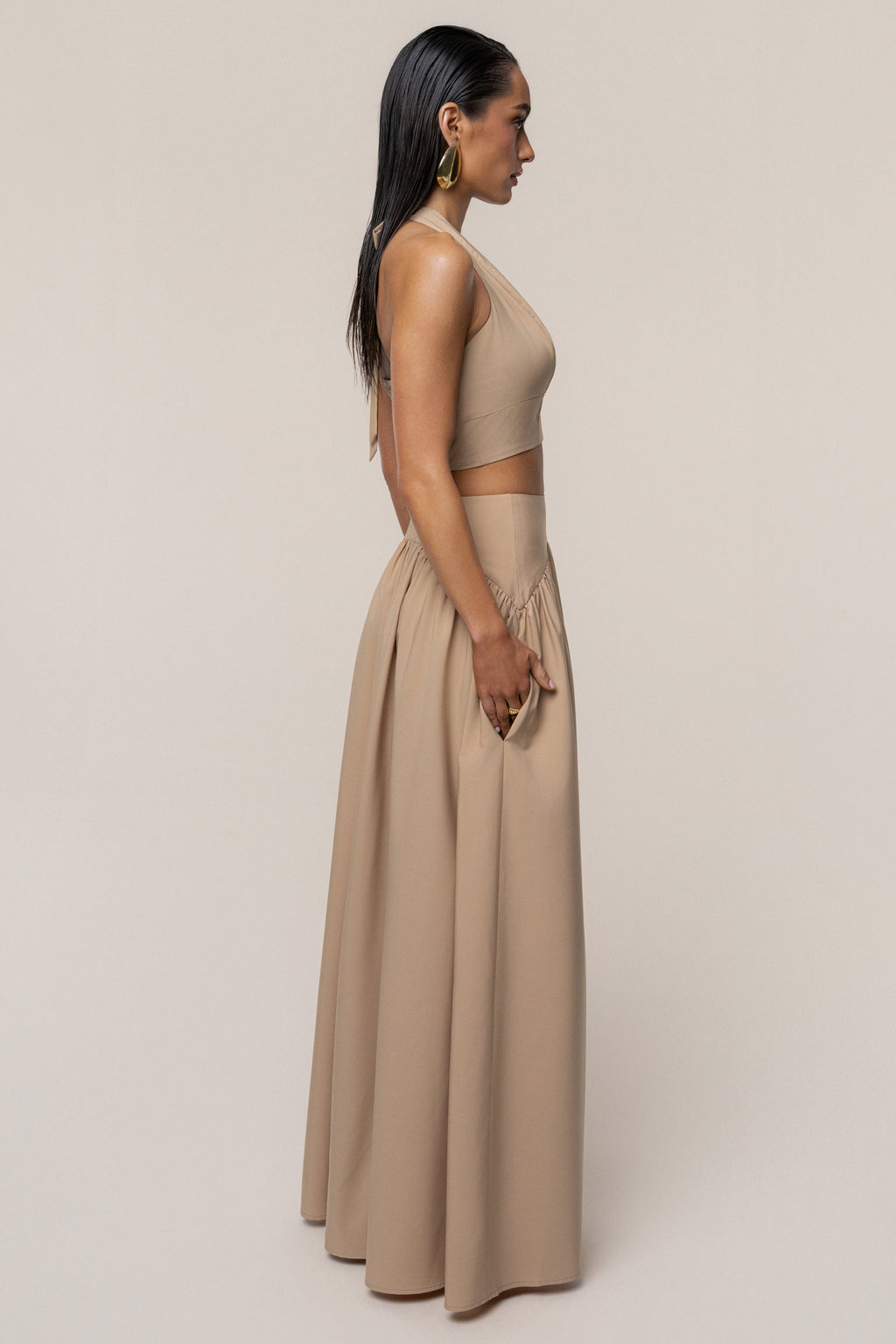 Tan Haven Skirt Set