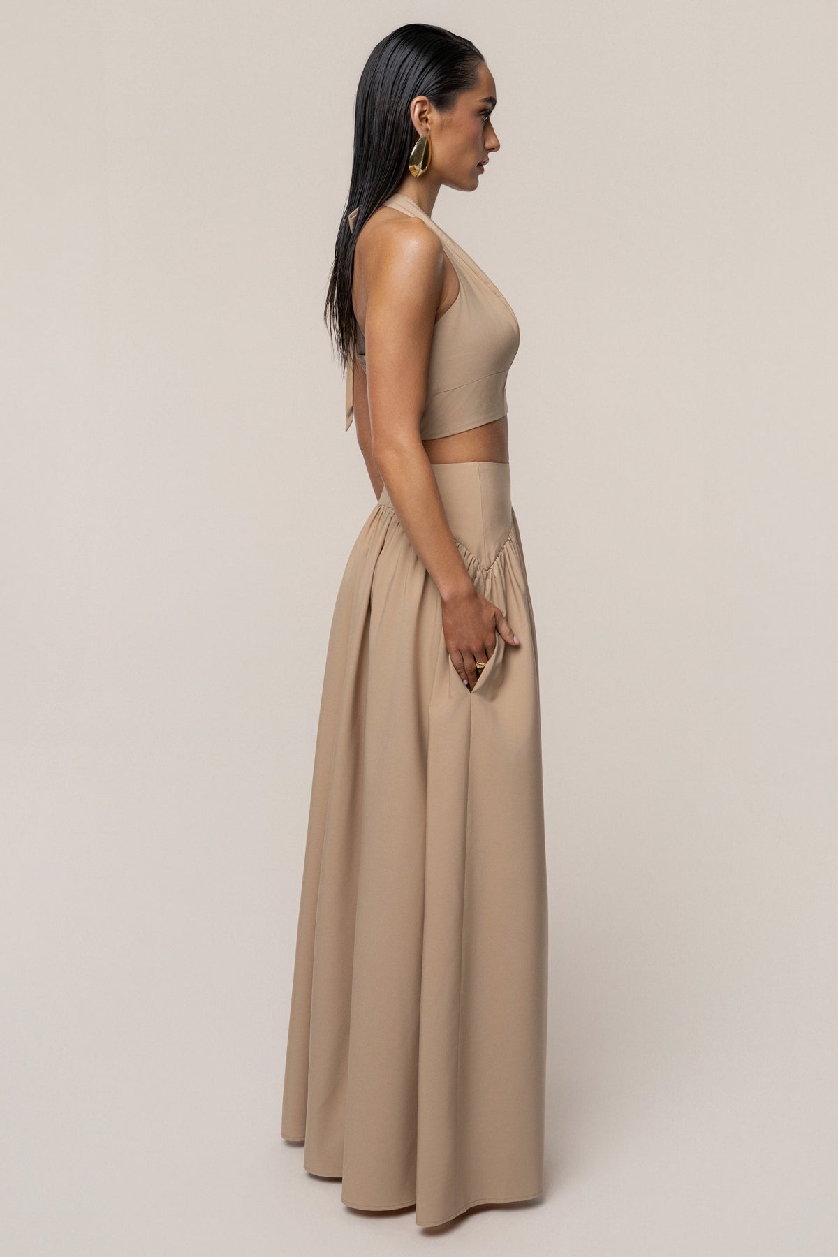Tan Haven Skirt Set