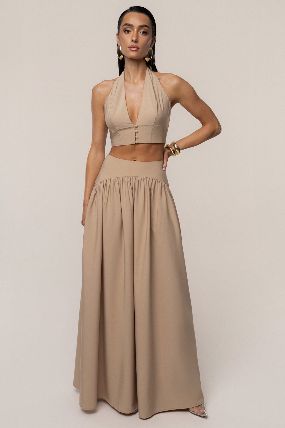 Tan Haven Skirt Set