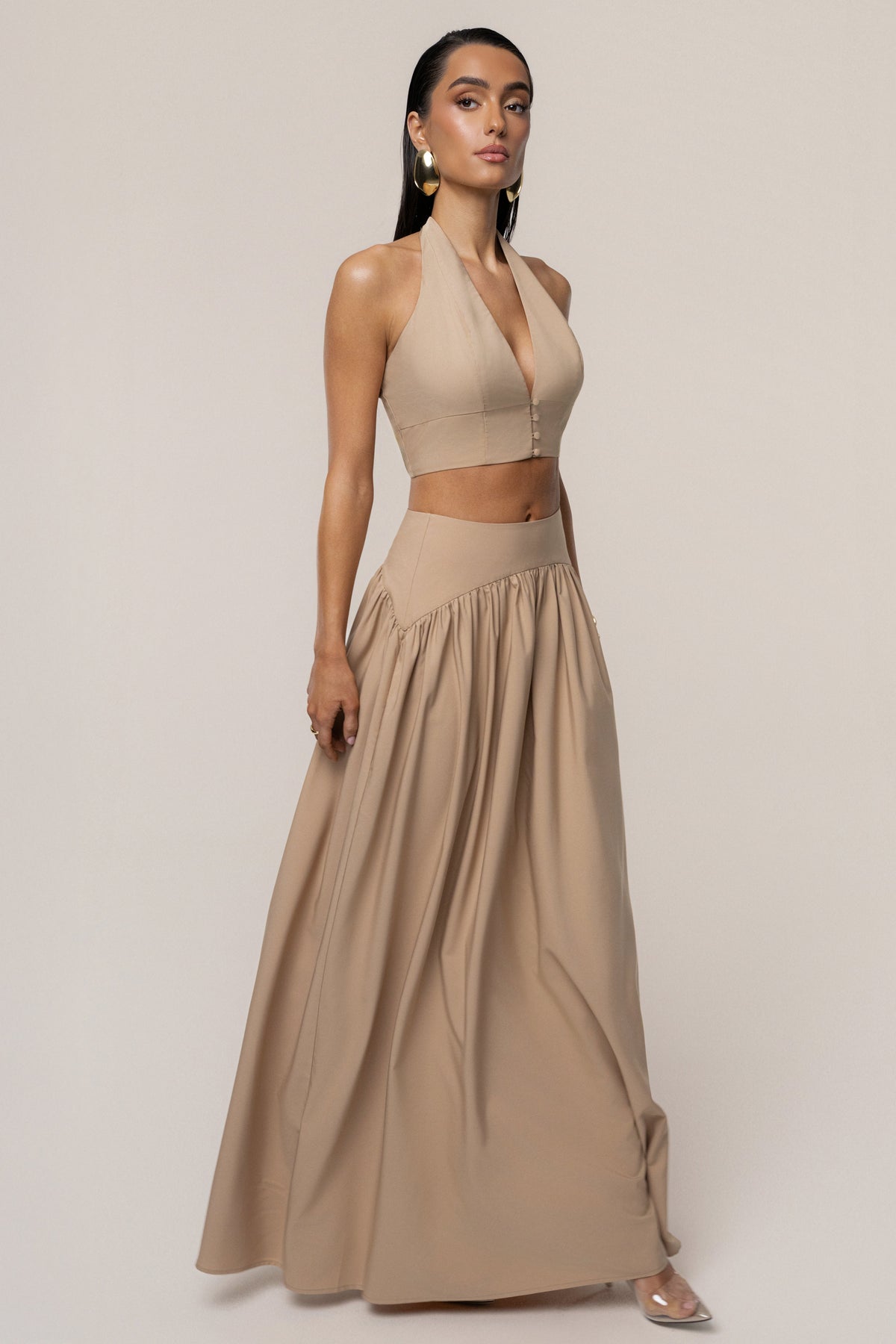 Tan Haven Skirt Set