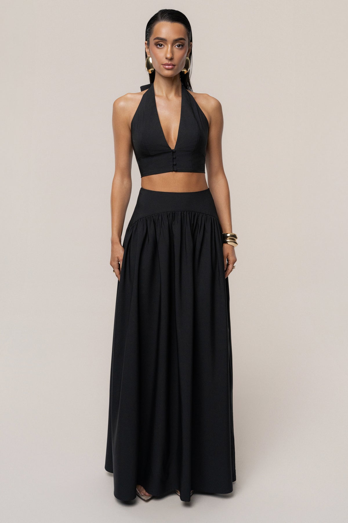 Black Haven Skirt Set