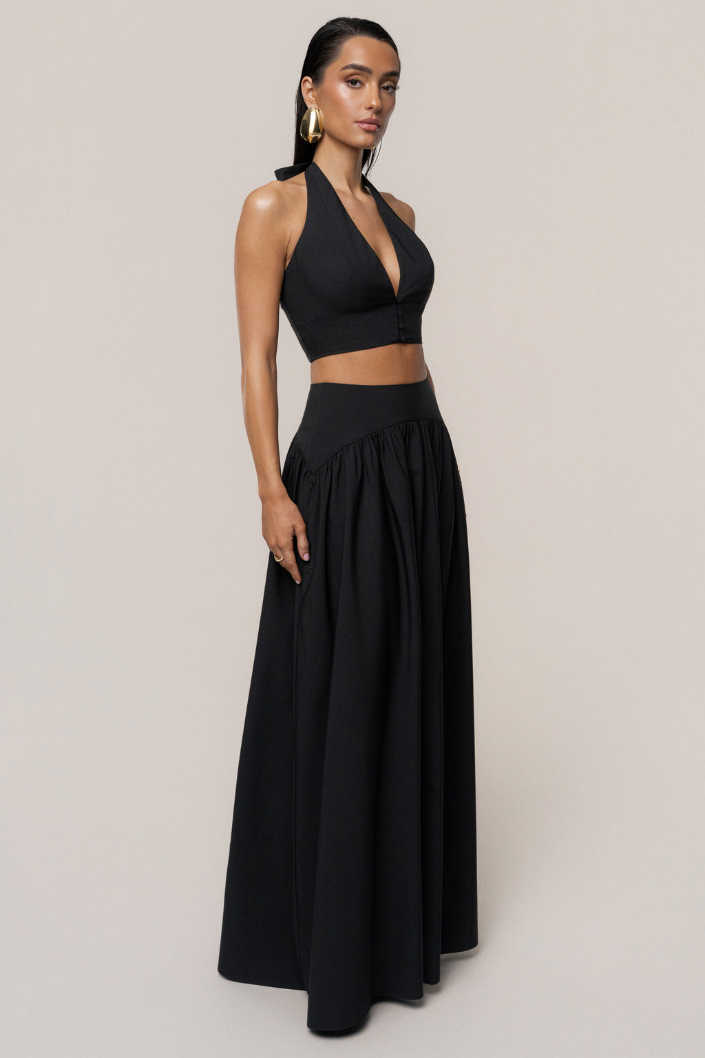 Black Haven Skirt Set
