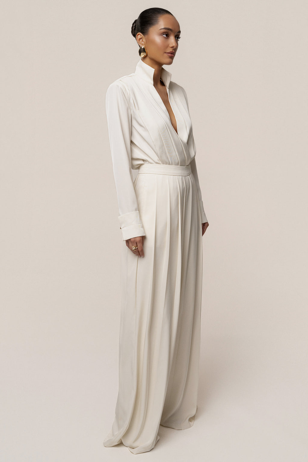 Buttercream Visionary Pleated Bodysuit