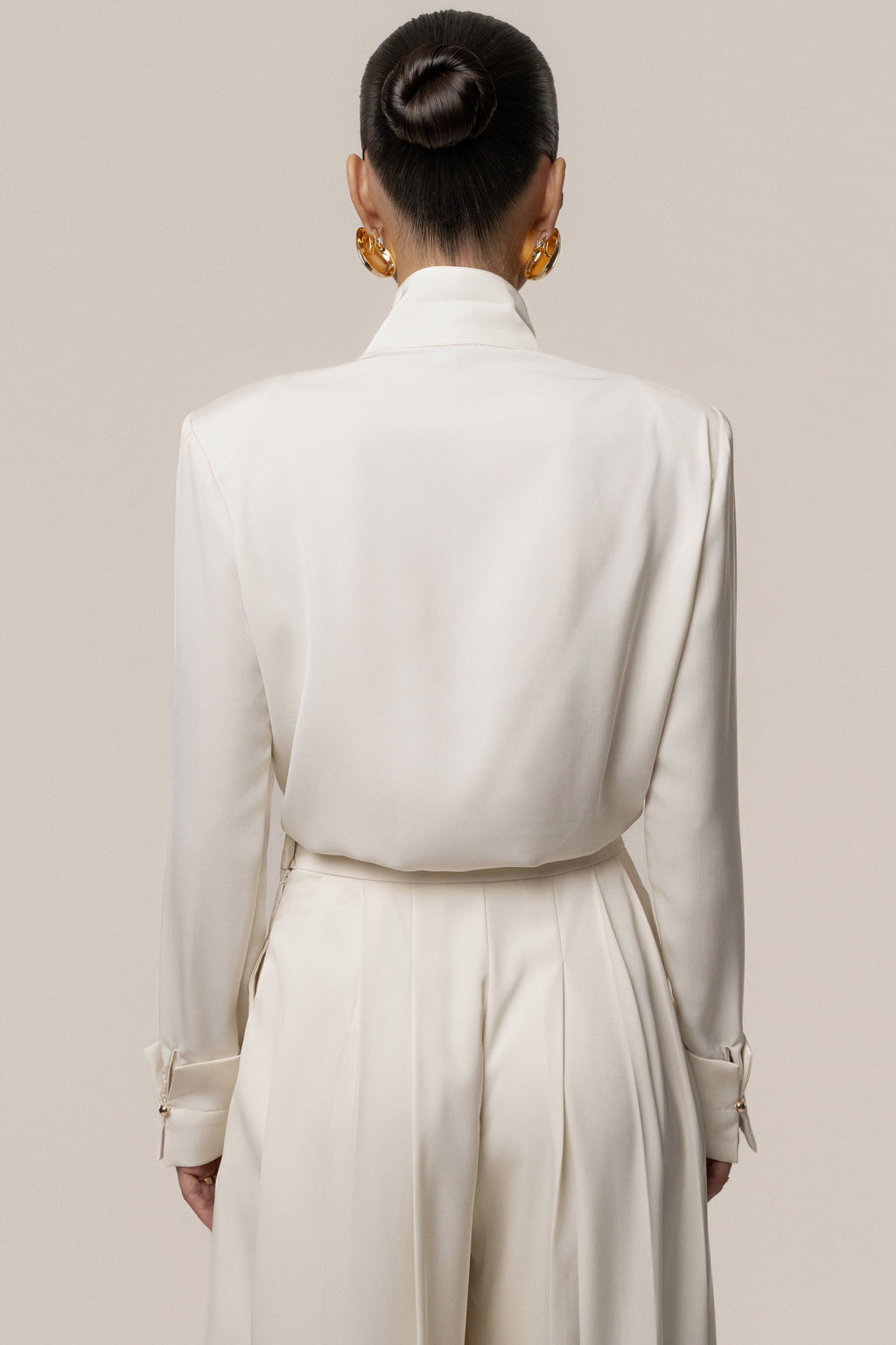 Buttercream Visionary Pleated Bodysuit