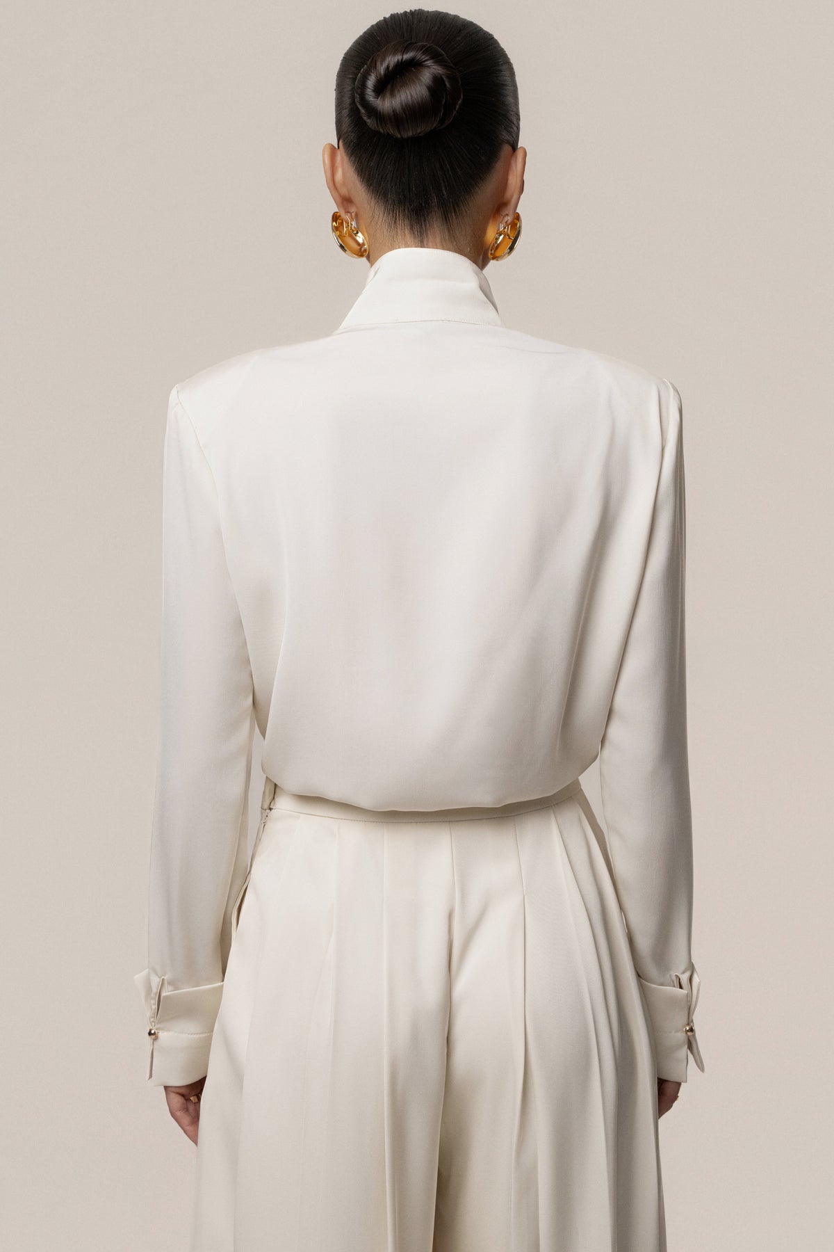 Buttercream Visionary Pleated Bodysuit