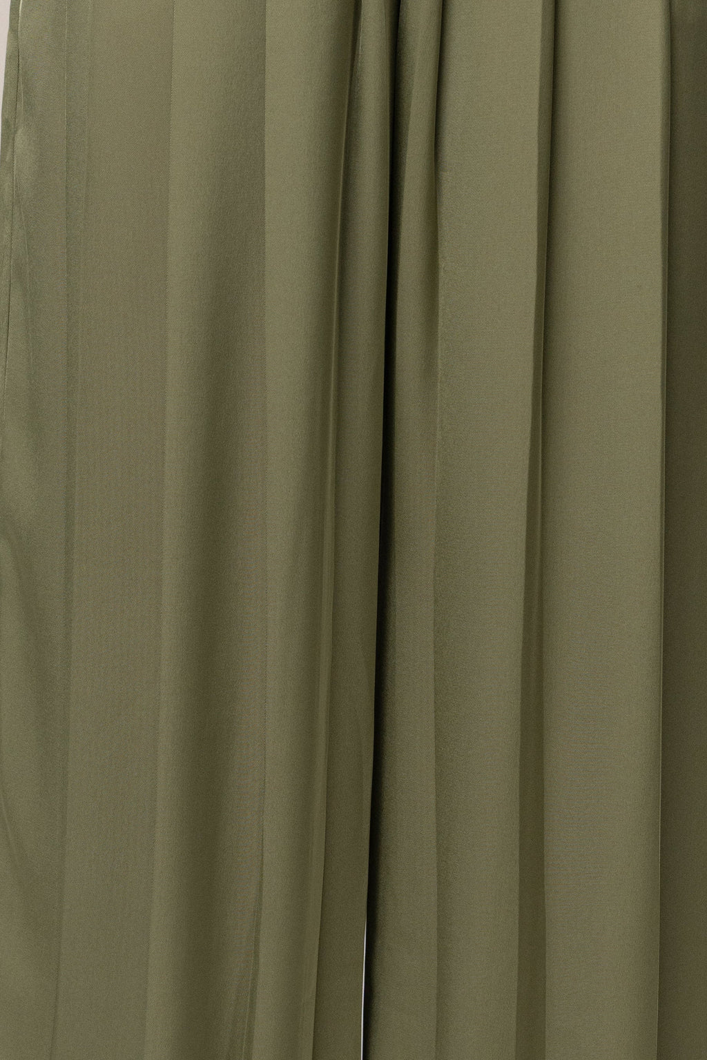 Olive Clara Wide Leg Pleated Trousers
