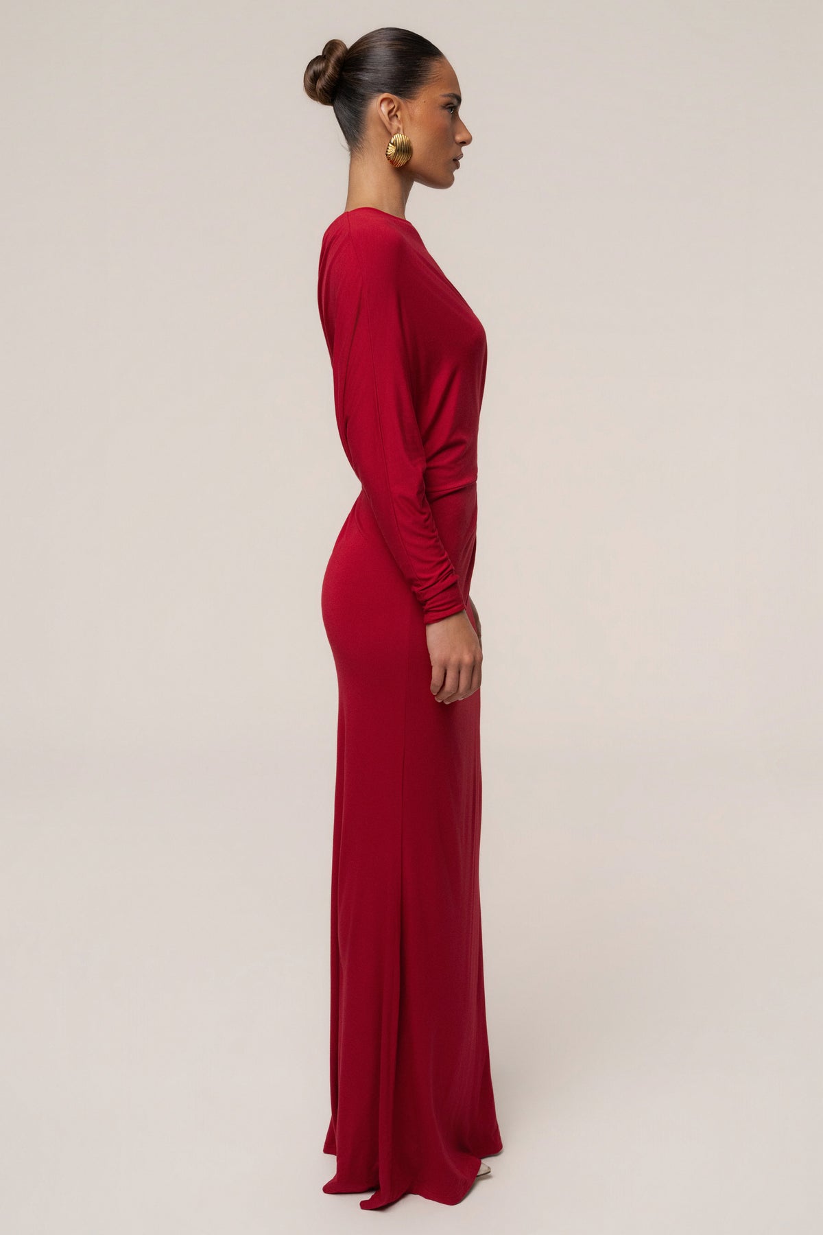 Red Eternal Obsession Maxi Dress