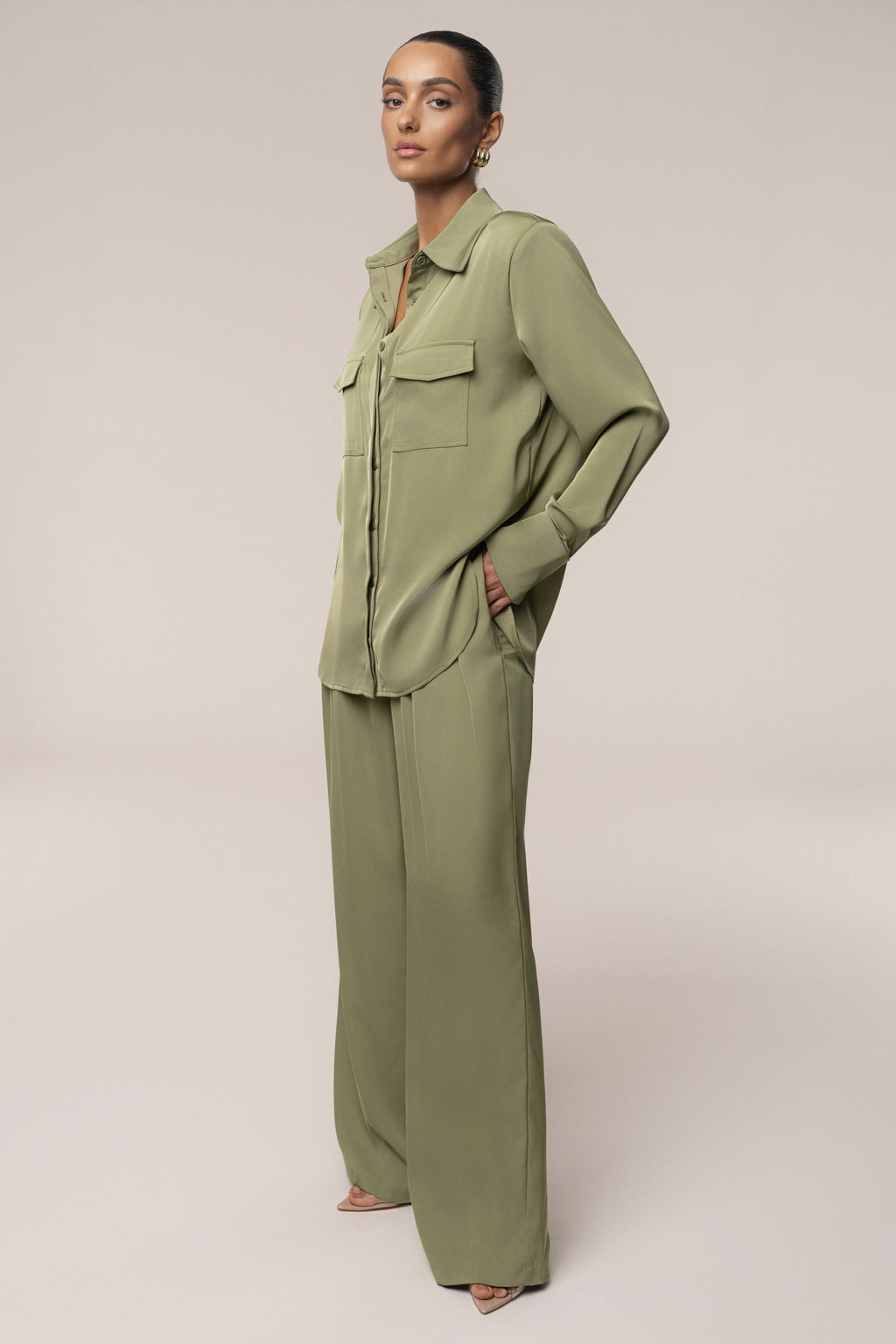 Olive Candice Trousers