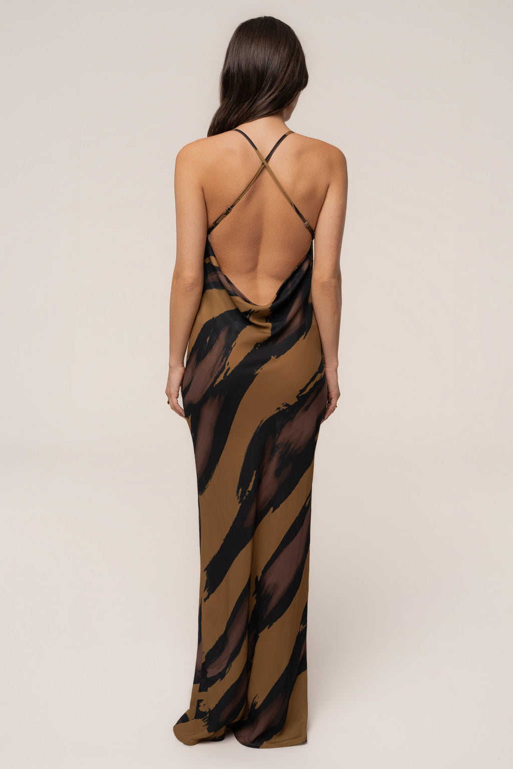 Gold Dusk Infinite Journey Maxi Dress