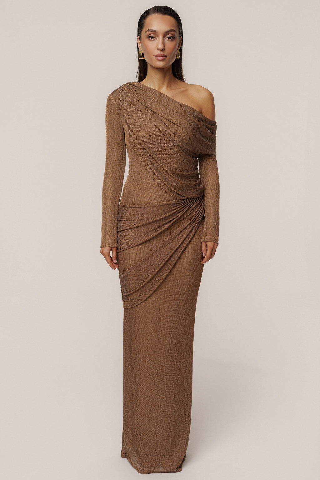Bronze Opulent Metallic Bodysuit