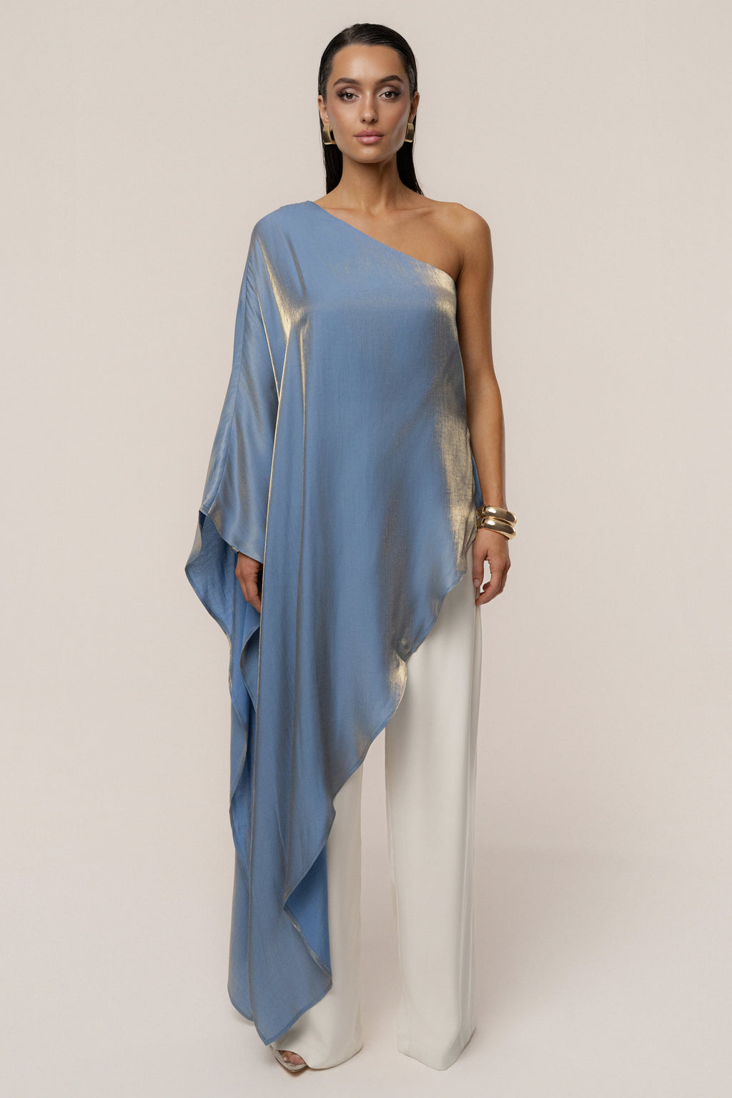 Blue Cher Iridescent Top