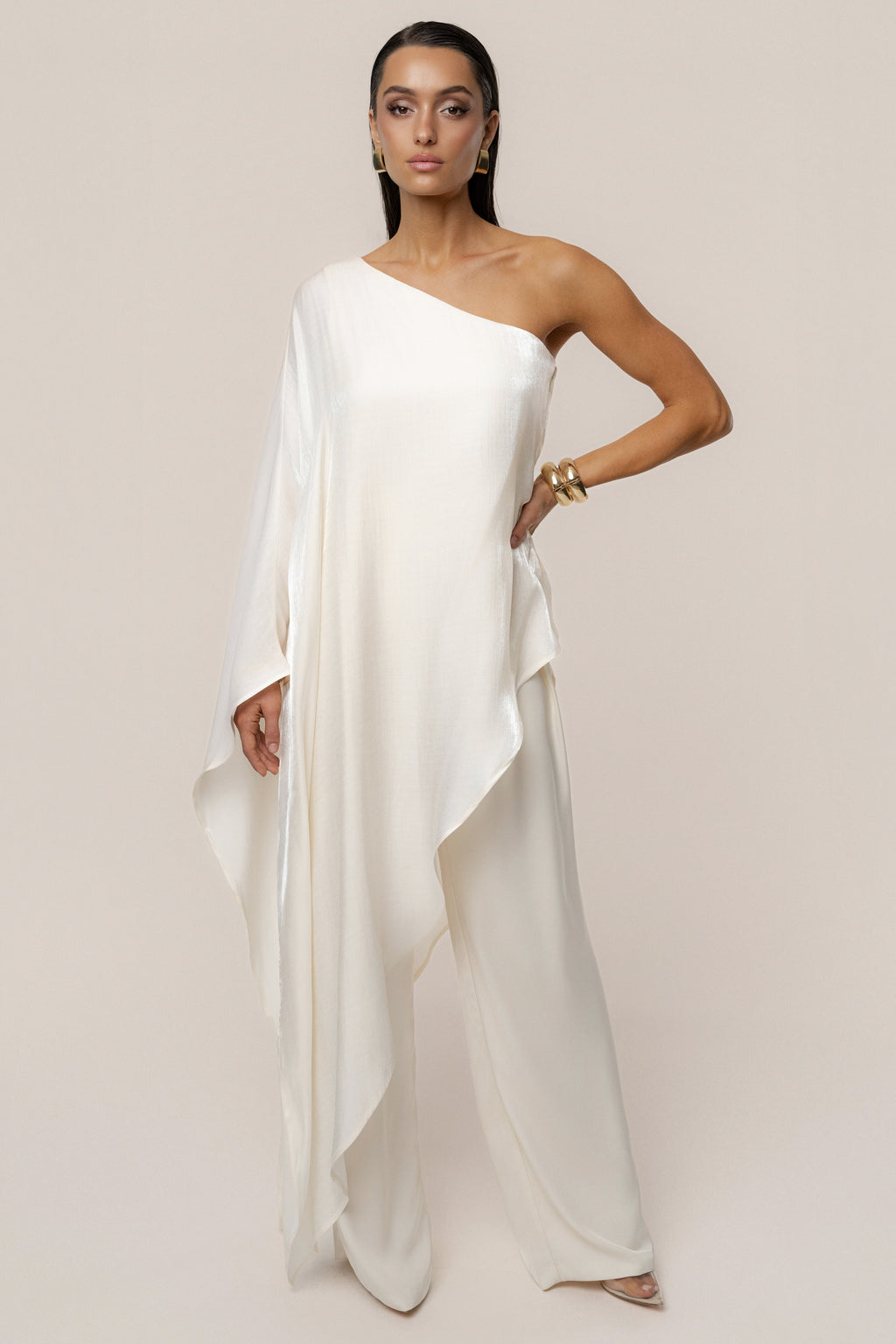 Champagne Cher Iridescent Top
