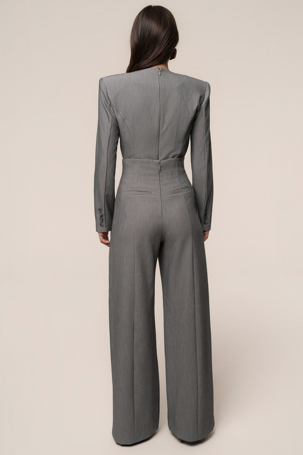 Heather Grey Power Move Bodysuit