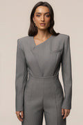 Heather Grey Power Move Bodysuit