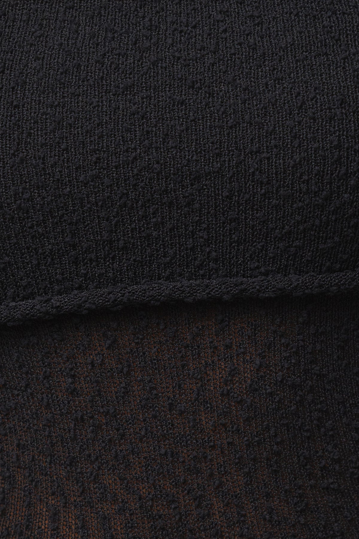 Black Soft Touch Knit Crop Top