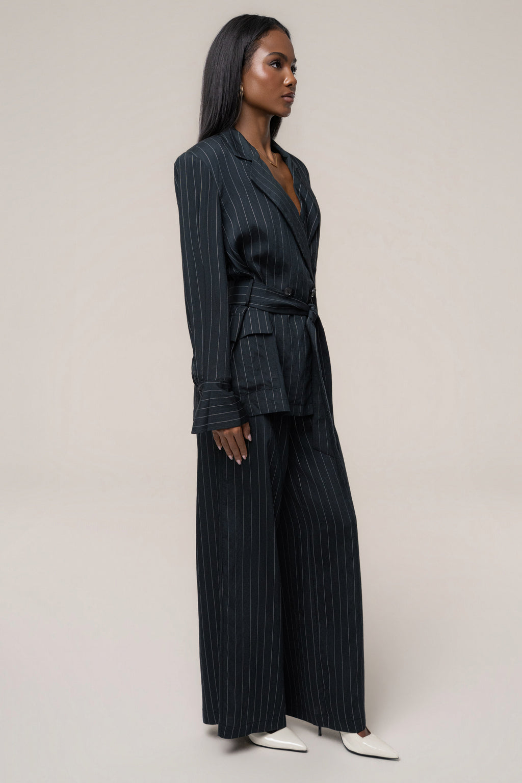 Black Social Club Pinstripe Pants