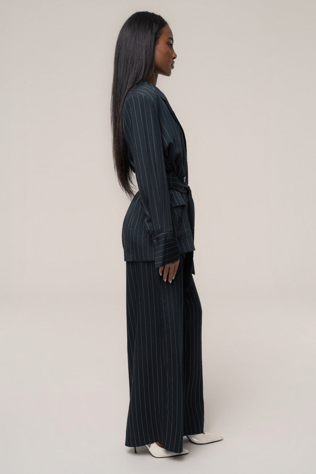 Black Social Club Pinstripe Pants