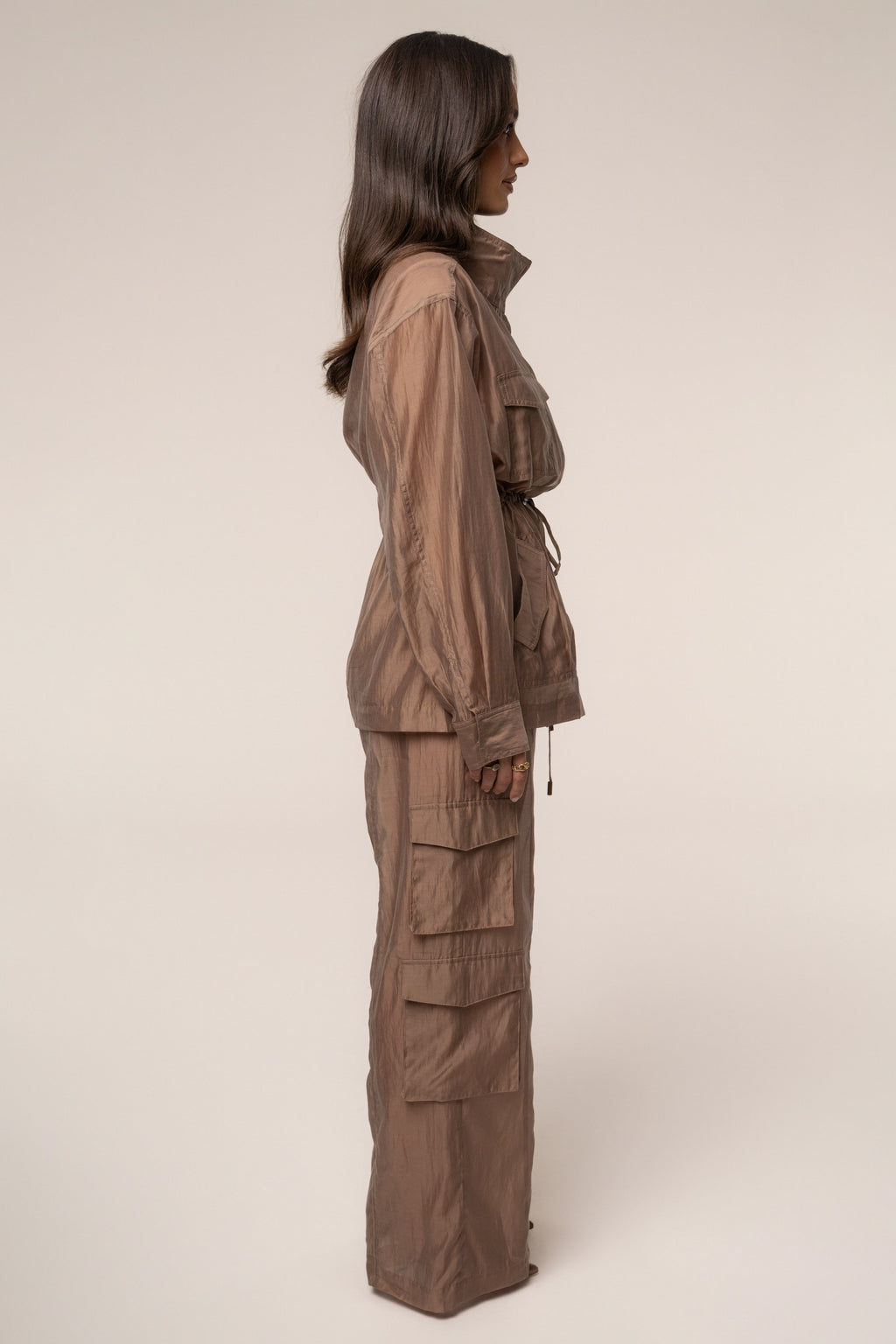 Mauve Explorer Sheer Jacket