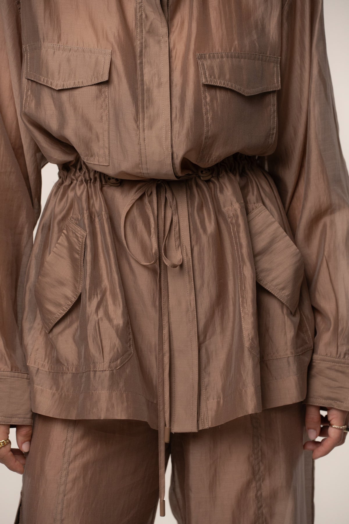 Mauve Explorer Sheer Jacket