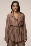 Mauve Explorer Sheer Jacket
