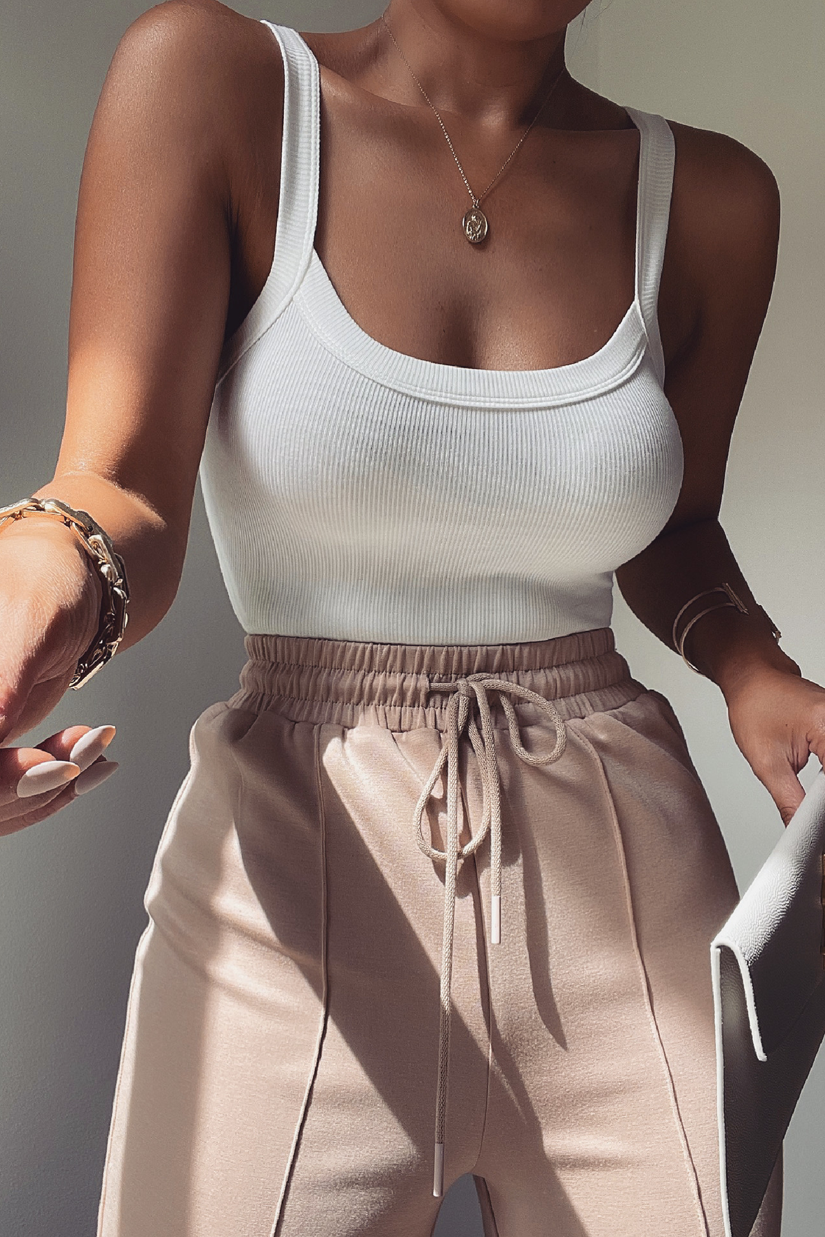 Ivory Akito Ribbed Bodysuit